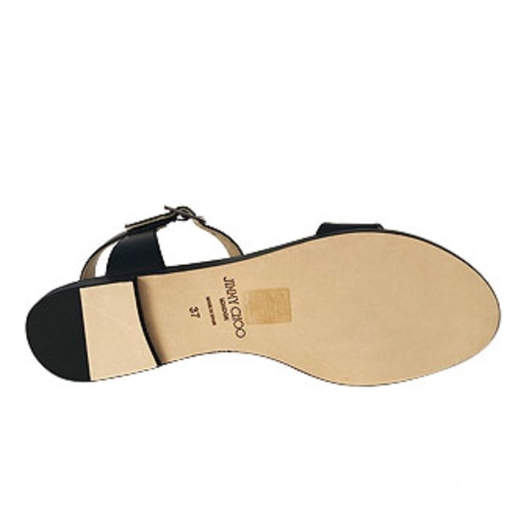 Jimmy Choo Onpa City Flat with Jewel Black Sandals - Picture 6 of 6